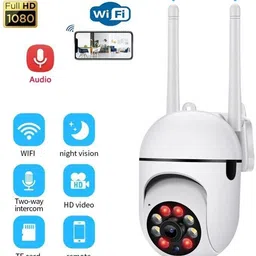 favone ull HD Wi-fi Wireless IP CCTV Light Vision Viewing Remote Indoor Bulb 360' PTZ Security Camera image 3