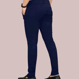 civira trending Men Slim Fit Multicolor Cotton Blend Trousers image 2