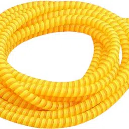 KAELAN Spiral (2 Pcs) 1 Meters Each-Full Size Cable Cord Yellow Cable Protector-image-70