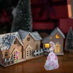 ctc creation Couple Doll Set Dress Folding Hands Legs Moving Neck (Multicolor) image 4