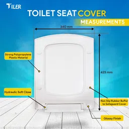 berrybath Polypropylene Toilet Seat Cover image 3
