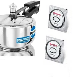 hawkins Stainless Steel Pressure Cooker 2L(HSS20),2 pcs Gasket(2-3L), 2 L Induction Bottom Pressure Cooker-picture-27