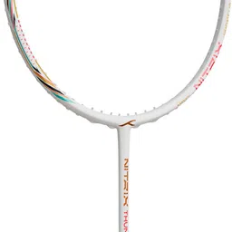 hundred Nitrix Thunder | 5U | ≤32 lbs | Every Shot: Powerful, Precise & Relentless White Unstrung Badminton Racquet image 5