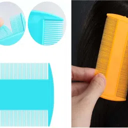 dexo Lice Comb for Hair Lice Removal Comb 6 Narrow Teeth Plastic Comb for Men&Women image 5