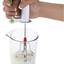 mitsu Power Free Hand Blender for Egg & Cream Beater, Milkshake, Lassi, Butter Milk Mixer Maker 0 Hand Blender (Multicolor) Plastic Cage Whisk image 4