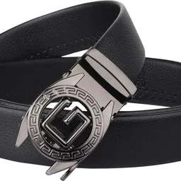 zoro Men Formal, Party, Evening, Casual Black Artificial Leather, Texas Leatherite Belt-picture-11