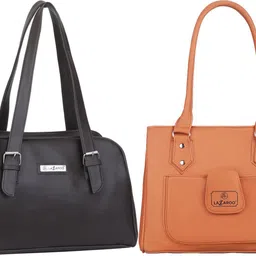 lazzaroo Women Brown, Tan Shoulder Bag-picture-36