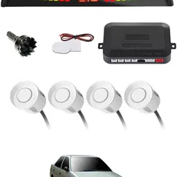 zplus Universal 4 White Reverse Parking Sensor With LED Display For Cars-96 Safety of Passengers/Car One Alarm Kit-1265 Parking Sensor-picture-20