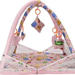 vparents Perry Baby Play Gym Bedding / Mattress Set with Mosquito Net image 1