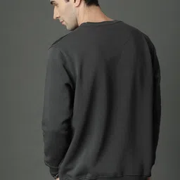 roadster Men Full Sleeve Printed Sweatshirt image 4