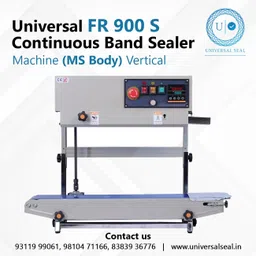 universalseal Economic Model Vertical Band Sealer FR900 | Continuous Sealing Machine Table Top Heat Sealer image 2