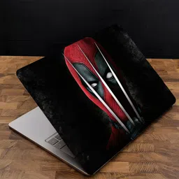 Advik Trendy Laptop Skin Sticker - deadpool Premium Laminated Vinyl Laptop Skin Compatible for 15.6 inch-image-2