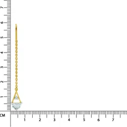 Sparkles Certified Lab Grown Diamond White Gold 14kt Stud Earring image 3