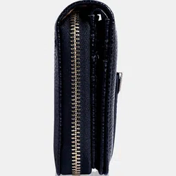 lino perros Women Casual Black Artificial Leather Wallet - Mini image 3