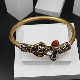 healthnode Alloy Gold-plated Kada image 3