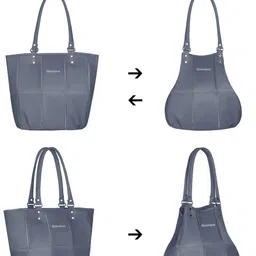 semmize Women Grey Hand-held Bag image 5