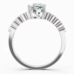 Sparkles Lab Grown Diamond 14kt White Gold ring image 2
