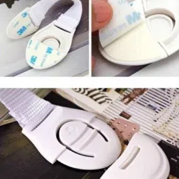 safe-o-kid Extra Flexible Fabric, One Side Open Long Multi-Purpose Child Safety Lock image 2