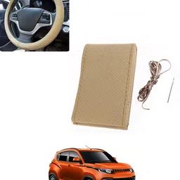 ayw Hand Stiched Steering Cover For Mahindra KUV100-picture-34