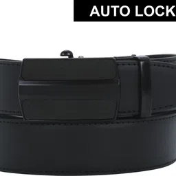 labnoft Men Casual, Formal, Party, Evening Black Texas Leatherite Belt image 2