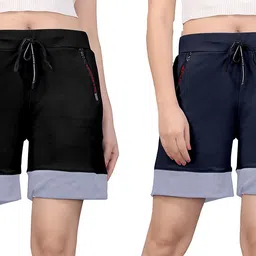 dvilla Pack of 2 Colorblock Women Boxer-picture-21