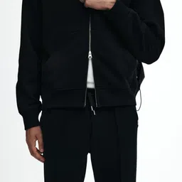 btmz Men Solid Black Track Pants image 4