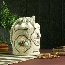 Women White Potli-image-12