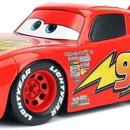 zuigo Lightning McQueen Die Cast Car with Lights and Music (Red, Pack of: 1)-picture-35