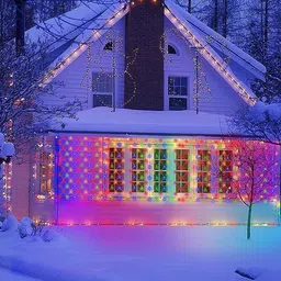 zebrilla 55 LEDs 20 m Multicolor Color Changing, Flickering, Steady String Rice Lights image 3