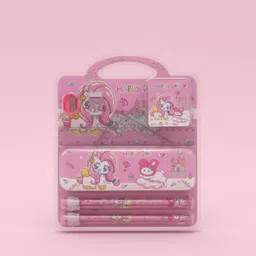 numa Stationery Set Pencil Boxes School Supplies for Kids girls happy day Accessory Tape Dot image 4