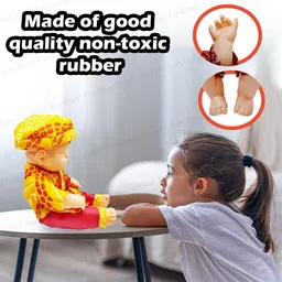 rpc99 Real Natural Looking Rajsthani baba baby Boy for kids - 22 cm image 5