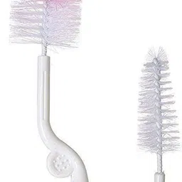 ® 2 in 1 Baby Milk Feeding Bottle, Cup, Glass,Sipper, Nipple Cleaning Brush-image-5