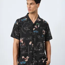 jay murlidhar enterprise Men Regular Fit Printed Button Down Collar Casual Shirt image 2