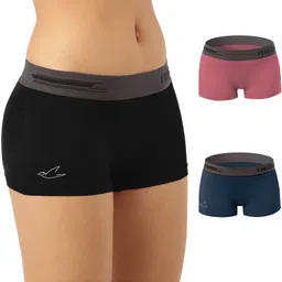 freecultr Pack of 3 Women Boy Short Multicolor Panty-picture-32
