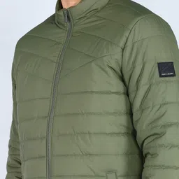 pepe jeans Men Solid Bomber Jacket image 5