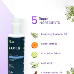ELFEN Vitalizing Shampoo For Hair Growth With Rosemary Oil & Keratin - 250 ml image 2