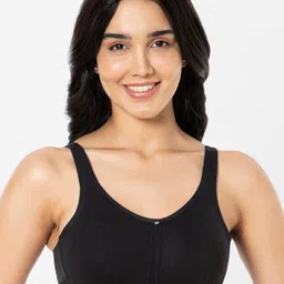 Amante Solid Non Padded Wirefree Cotton Daily Support Bra - BRA93201-image-49