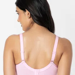 Amante Solid Non Padded Wirefree Cotton Daily Support Bra - BRA93201 image 2