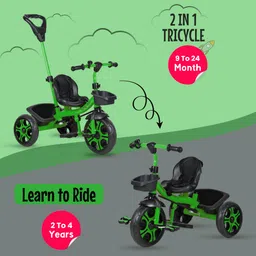 miss & chief Adventure Parental Handle Sturdy and Safe for Kids (Ages 2-5yrs) Tricycle image 2