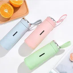 nizix Premium Eco Glass Bottle | Leakproof Lid | Ideal for Office, Gym & Travel 400 ml Water Bottle image 4