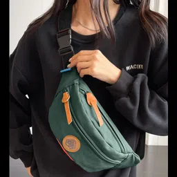 KRAPTICK Waist Bag | Fanny Pack & Crossbody Bag for Travel, Running, Hiking & Gym, Waterproof & Lightweight Belt Bag | Adjustable Money Belt, Waist Pouch for Men image 5