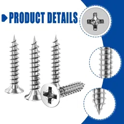 wallpecker Steel Flat Head Drywall Screw image 2