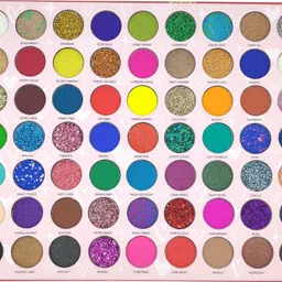 s.f.r color New Red Edition Hated With Love Pressed Pigment 63 Colors Palette ( Glitter,Shimmer,Matte) 69.5 g-picture-24