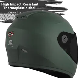 steelbird SBH-11 7Wings ISI Certified Full Face Helmet for Men and Women Motorbike Helmet image 4