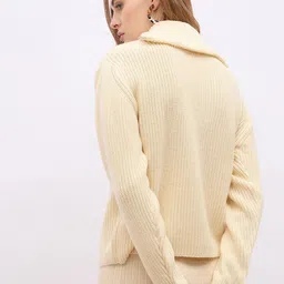 Styli Women Cable Knit Pullover image 5