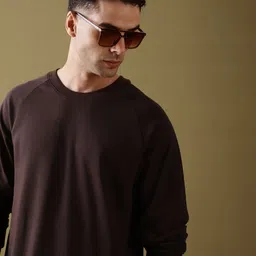 dillinger Men Solid Round Neck Pure Cotton Brown T-Shirt-picture-17