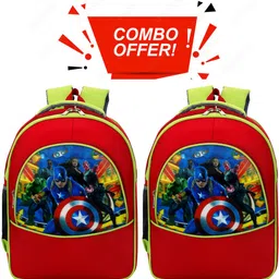 myron Pre School lightweight Durable Avengers Combo 2Pc For Nursery (LKG/UKG/1st std) Waterproof School Bag-picture-13