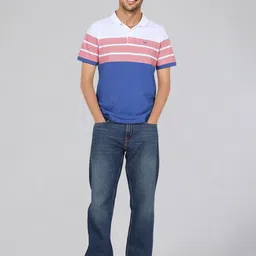 lee Men Relaxed Fit Mid Rise Blue Jeans image 5