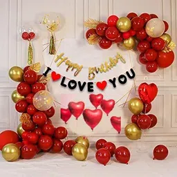 party midlinkerz Happy Birthday Decoration kit Combo - 45 Pcs for Birthday Decor-picture-18