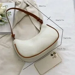 whitelifte Orange Men & Women Sling Bag NEW STYLISH TRDING SLING BAG SHOULDER BAG [CREAM] image 3